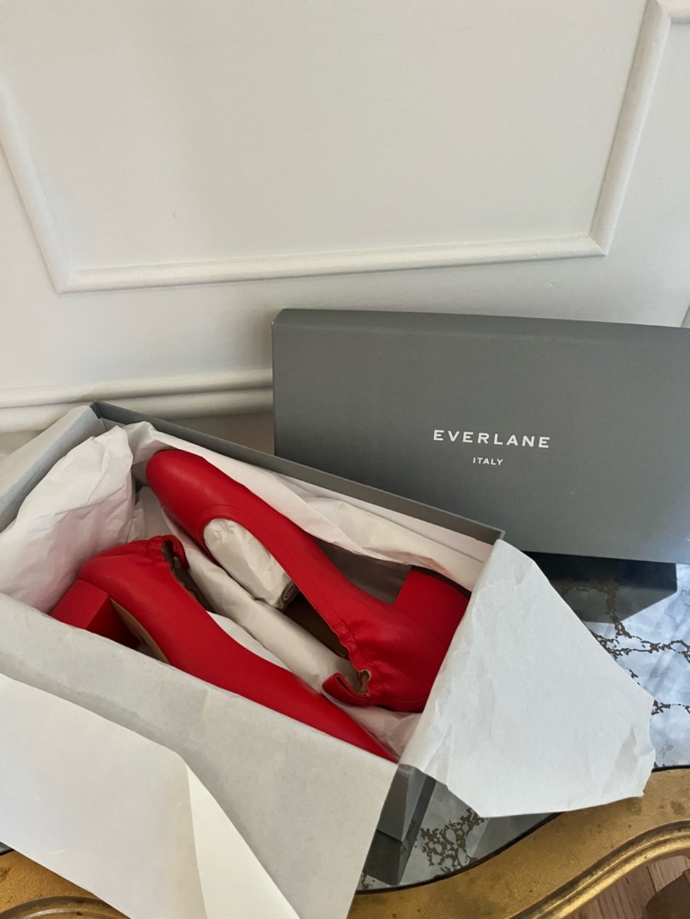 Everlane Red Day Heels - Picture 2 of 7